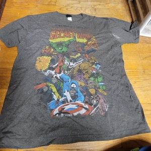 Secret Wars Marvel Comics T-shirt Men size XL Xtra Large Disney super hero VTG